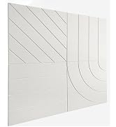 DECORITA 21.65" Large Square Acoustic Panels 4-Pack - Sound Absorbing Wall Panels, Noise Reducing...
