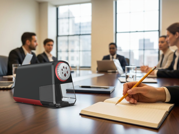 Quiet electric sharpener