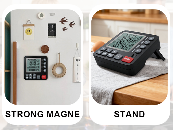 Strong Magnetic Back & Multi-Mount