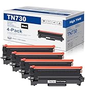 TN-730 TN730 Toner Cartridge Replacement for Brother TN730 Toner Cartridge - Black DCP-L2550DW MF...