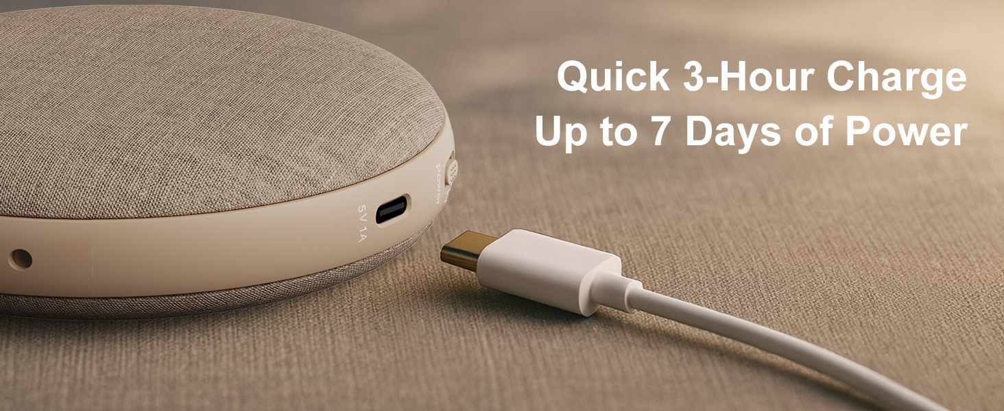 Quick 3-Hour Charge and Up to 7 Days of Power