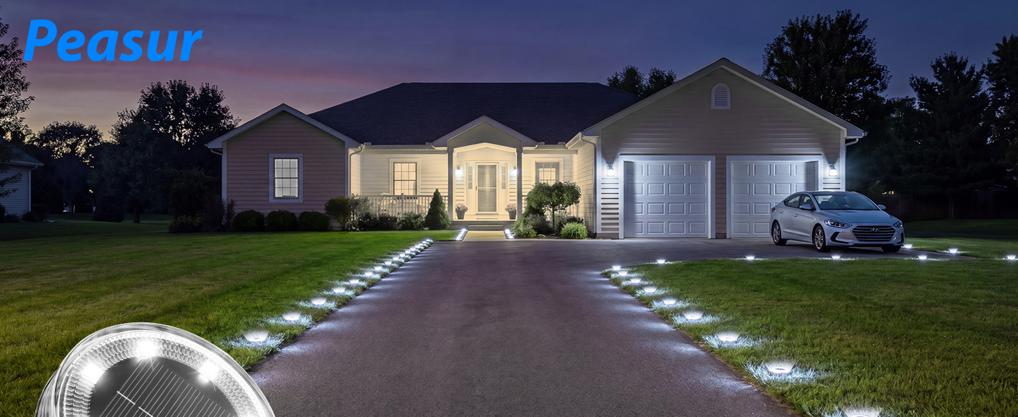 Solar Ground Lights Outdoor Waterproof