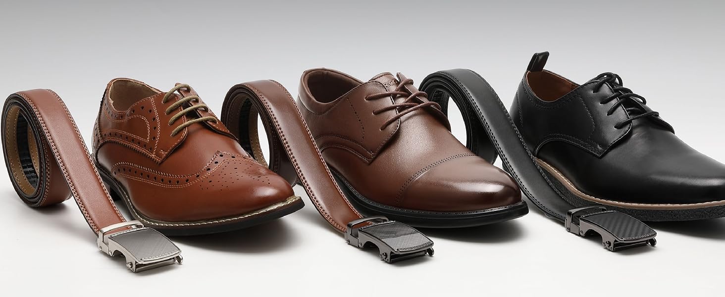 Elevate Your Style: The Perfect Leather Shoes & Belt Duo for Business Elegance