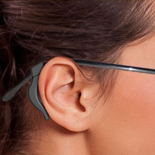 Black Ear Shaped Eyewear Retainer
