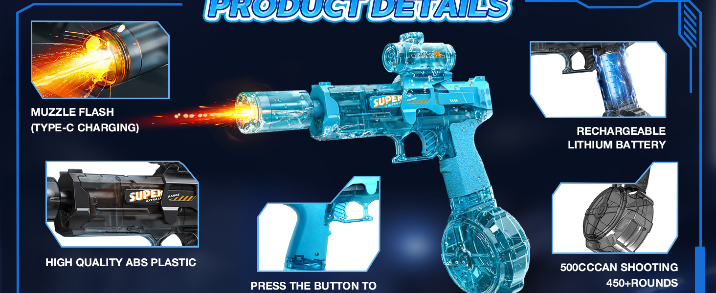 YoPoll Electric Water Guns