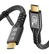 Black braided HDMI cable with gold-plated connectors, featuring protective mesh covering and reinforced ends.