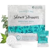 Gilden Tree Essential Oils Shower Steamers 100% Pure Eucalyptus Mint Long Lasting, Individually W...