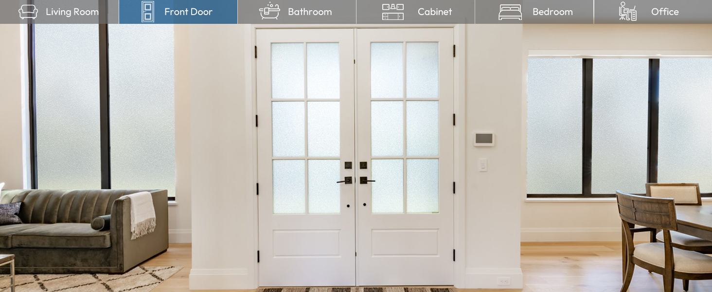 front door window privacy film