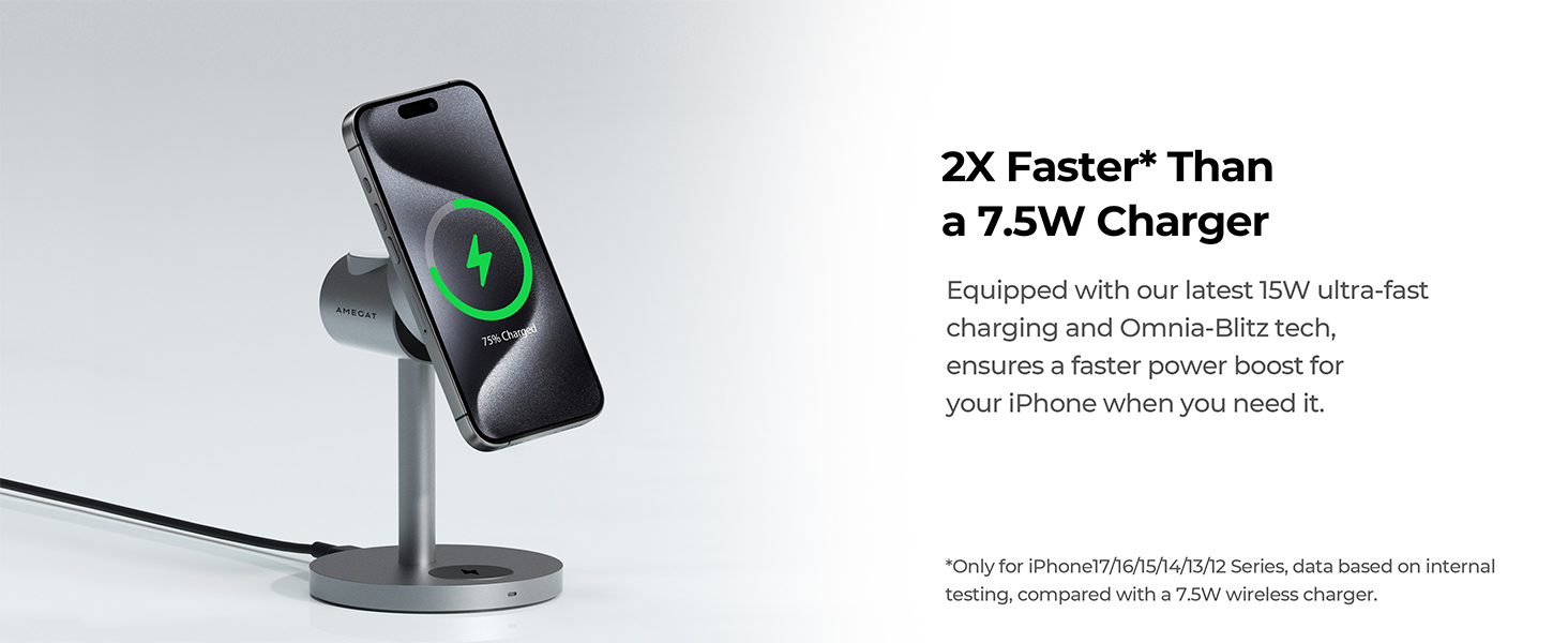 apple watch and phone charging station