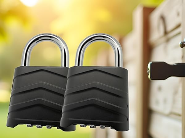 waterproof lock padlocks & hasps yardlock keyless gate lock