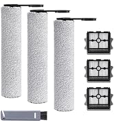 Roller Brush and Filter Replacement Compatible with Tineco Floor ONE Stretch S6 /i5 Stretch /i6 S...