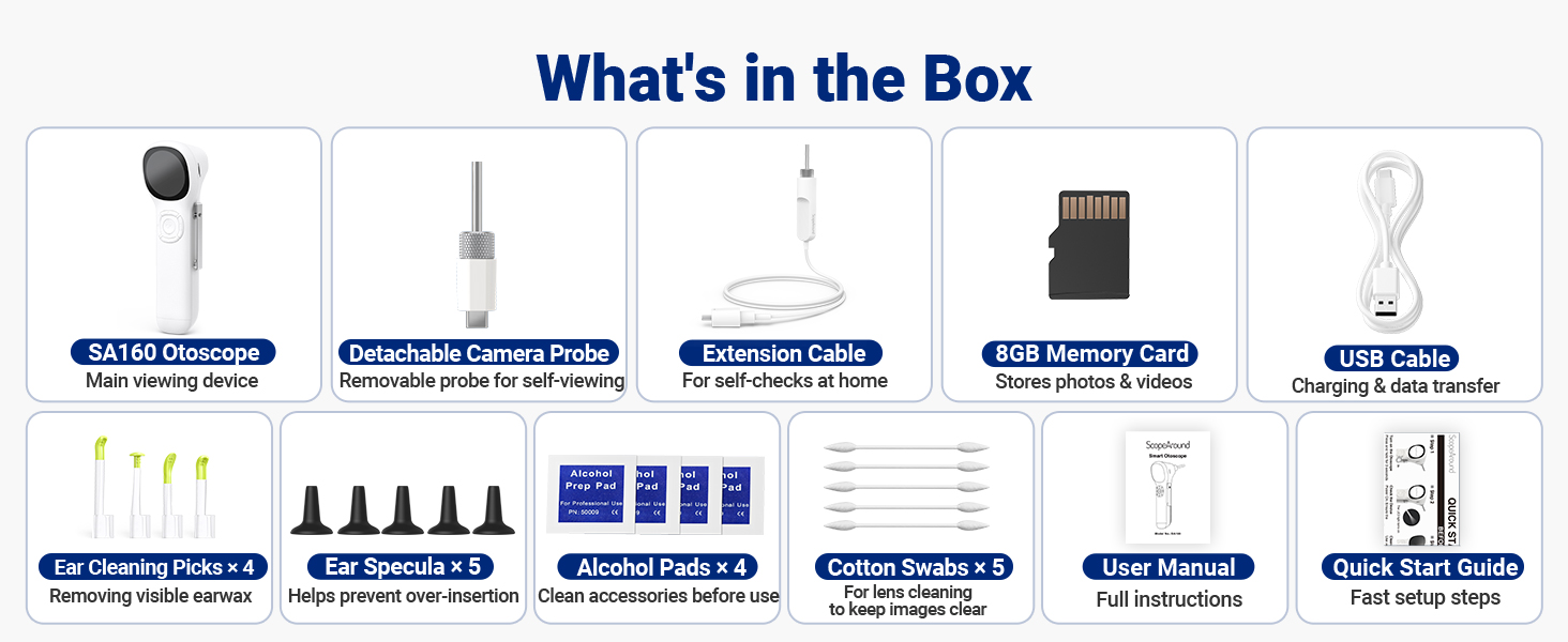 SA160 otoscope camera