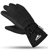 Achiou Ski Snow Gloves Winter Warm 3M Thinsulate Waterproof Touchscreen Men Women