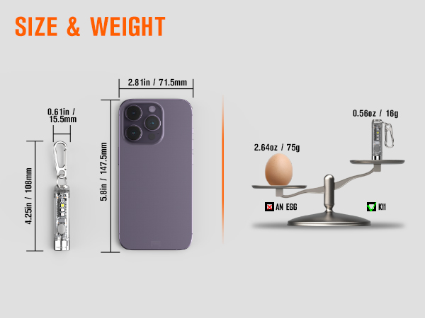 light weight flashlight