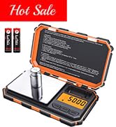 AMIR Digital Pocket Scale, Gram Scale 200g/0.01g, 6 Units Conversion Smart Scale with Calibration...