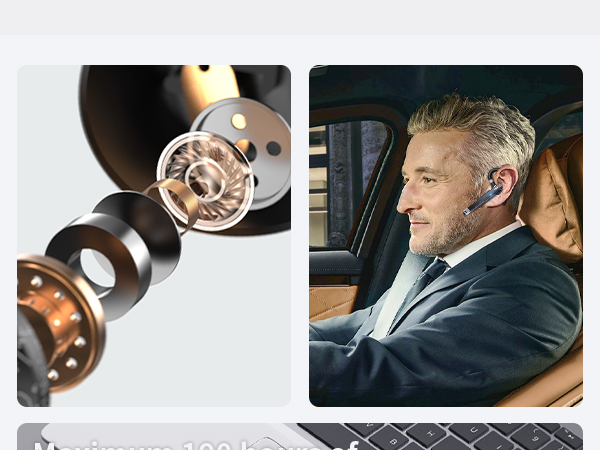 wireless headset with mic