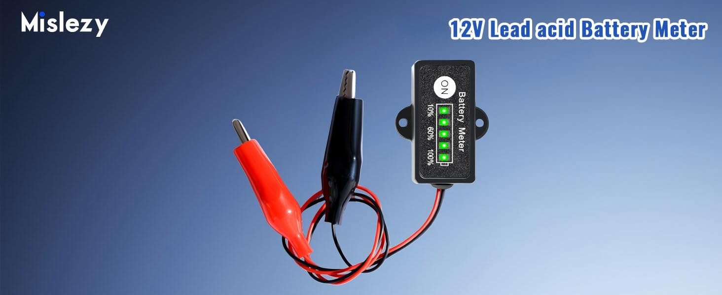 Battery Meter golf cart battery indicator truck battery indicator atv utv battery indicator