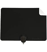 Channel Master Flatenna Ultra-Thin Indoor TV Antenna 35 Mile Range - Dual Sided Black or White - ...