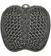BESKAR Shower Foot Scrubber Mat with Non-Slip Suction Cups, Foot Spa Brush for Cleaning & Exfolia...