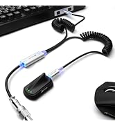 ATTACK SHARK C08 Dual USB-C RGB Coiled Keyboard Cable, 8K Fast Charging Data Cable for Mechanical...