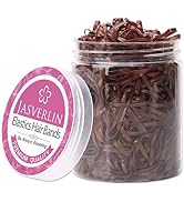 JASVERLIN Tiny Brown Ponytail Holders, Soft Hair Ties for Styling No Damage, 1000pcs