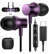 COOYA USB C Headphone Type C Wired Earbuds for iPhone 17 16 15 Pro Max iPad 10 Air 6 Pixel 9 8 Ma...