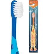 Practicon 7109837 SmileGoods Y251 Giraffe Child Toothbrush, 25 Tuft, Soft Bristle, Stands Upright...