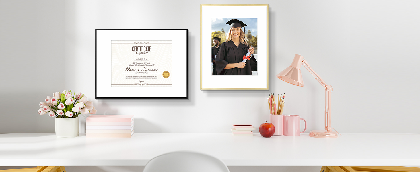 frames for certificate