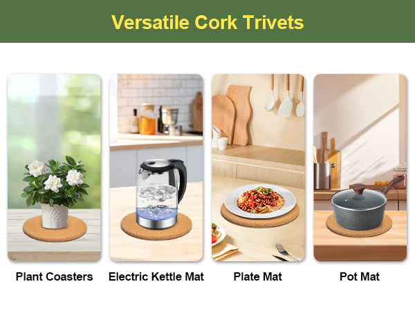Round Cork Trivets