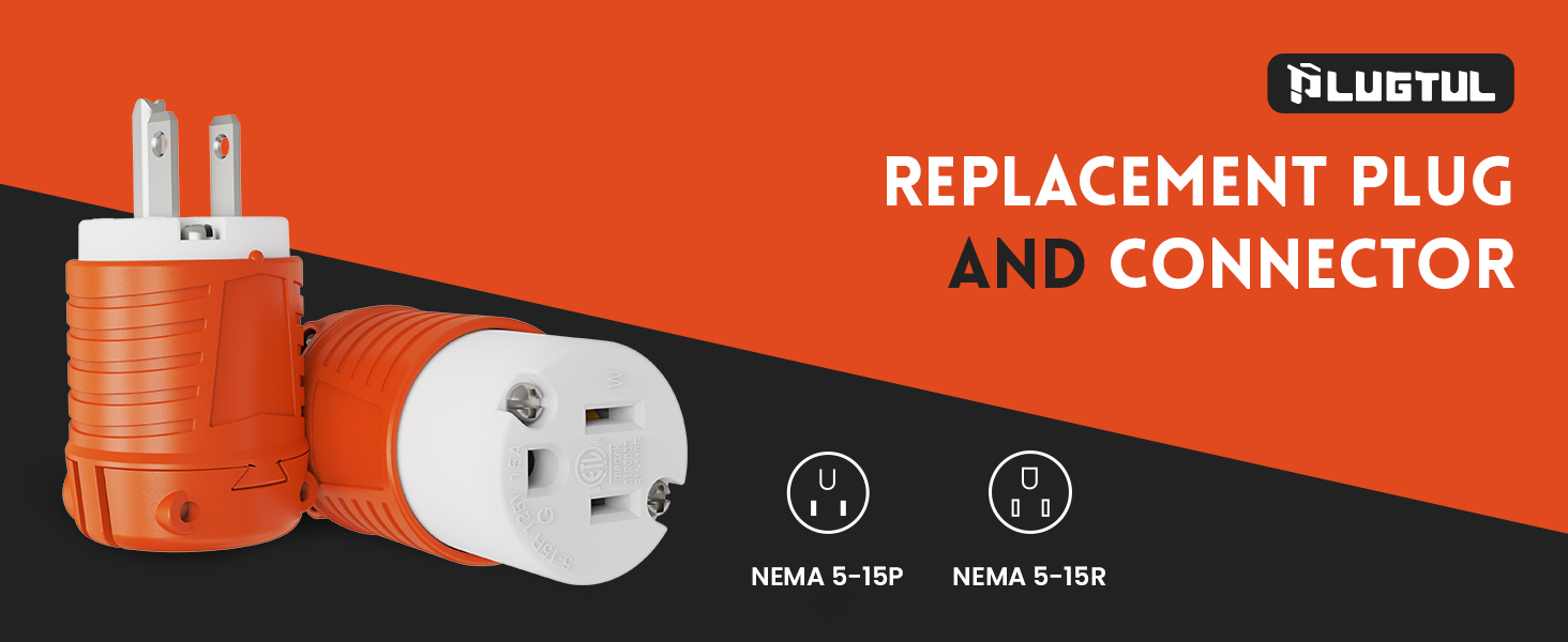 extension cord ends 3 prong plug replacement extension cord ends male and female