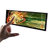 VSDISPLAY 14.5 Inch 2K 2560x720 LCD Monitor Touch Panel 14.5'' Stretched Bar Display with USB-C V...