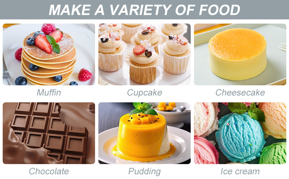 make a variety of food