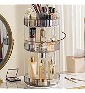 Aveniee 360° Rotating Makeup Organizer for Vanity, Upagraded Perfume Skincare Bathroom Counter Or...