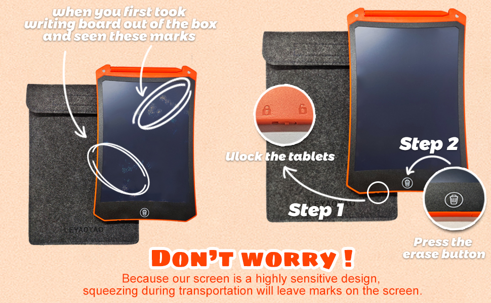 LCD WRITING TABLET