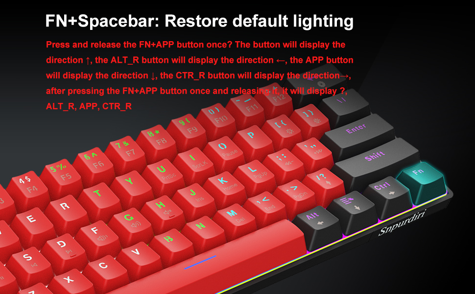 small mechanical keyboard red switches