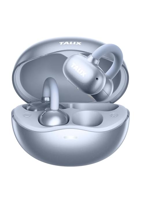 TALIX Ultra Open Ear Earbuds X6, Clip-On Headphone with Directional Sound, Ultra-Light Comfort Fi...