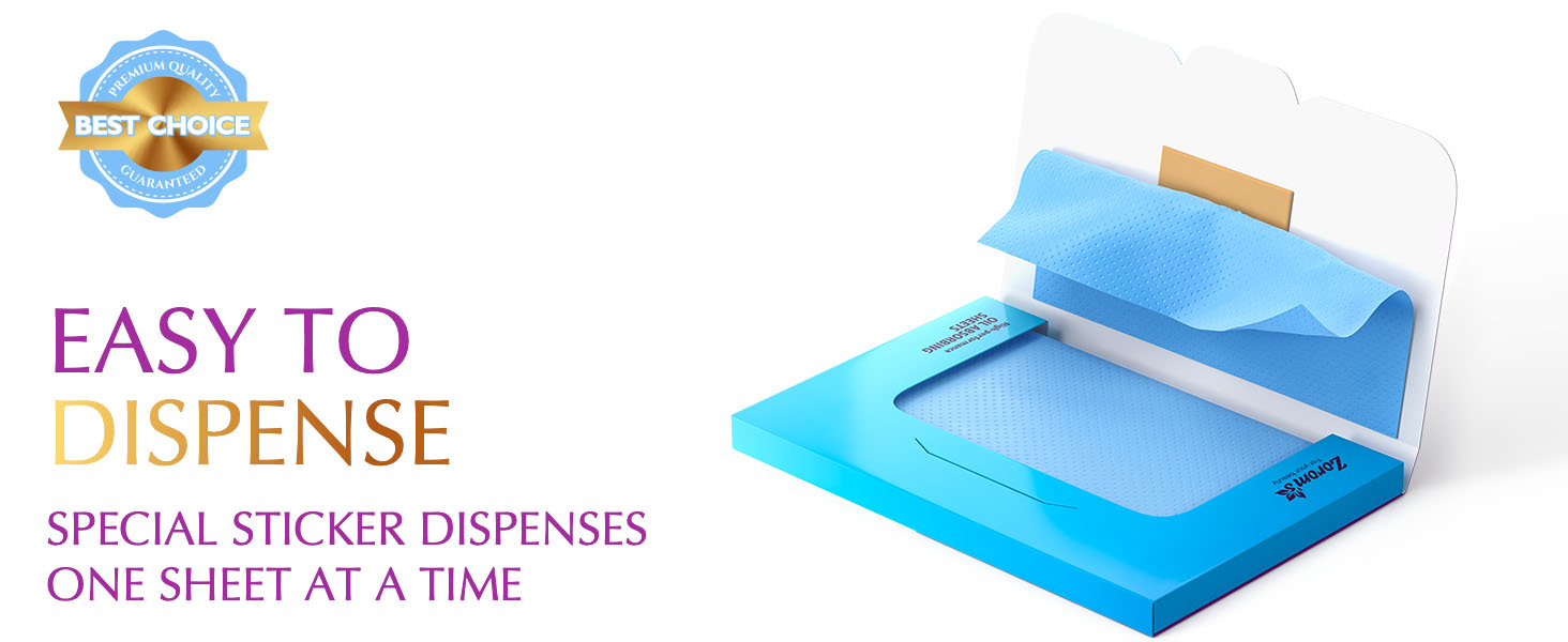 Zoroms High Performance blotting paper Easy to dispense