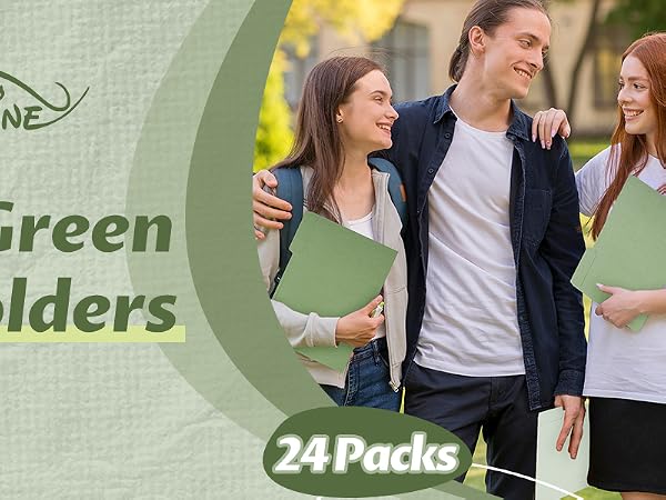 age Green File Folders