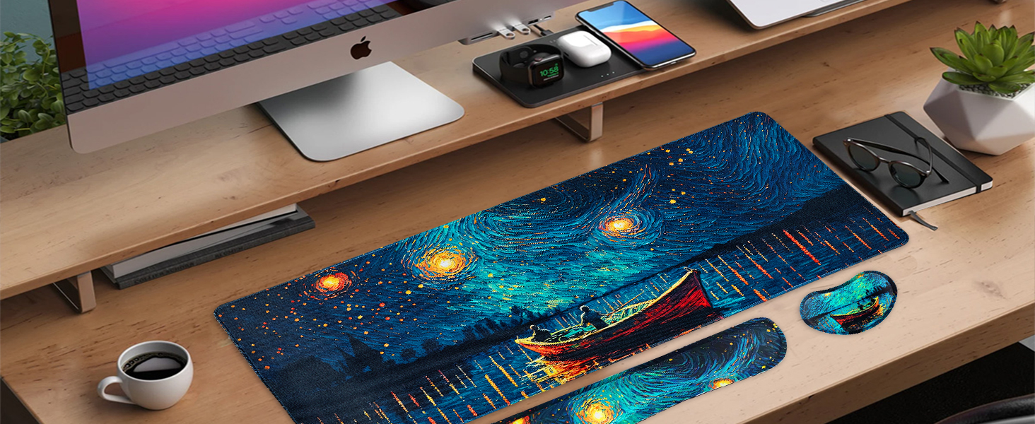 mouse pad and keyboard wrist rest