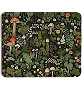 XUNLURY Vintage Floral Mushroom Mouse Pad, Dark Cottagecore Botanical Mouse Pads for Wireless Mou...