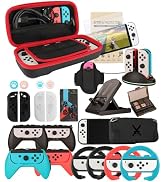 Switch OLED Accessories - 28 in 1 Accessory Bundle Kit for Nintendo Switch OLED Edition,Large Cap...