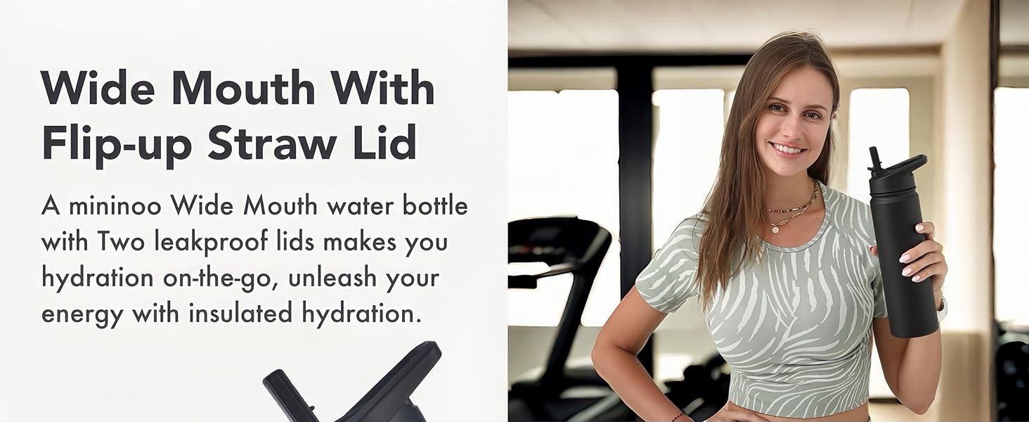 24 oz water bottle black
