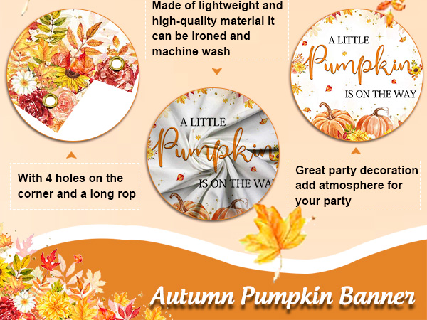 fall leaves baby shower decorations