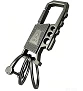 hejojoyzao Heavy Duty Key Chain Carabiner Clip with Anti-Lost D-Ring | Durable Metal Car Key Hold...