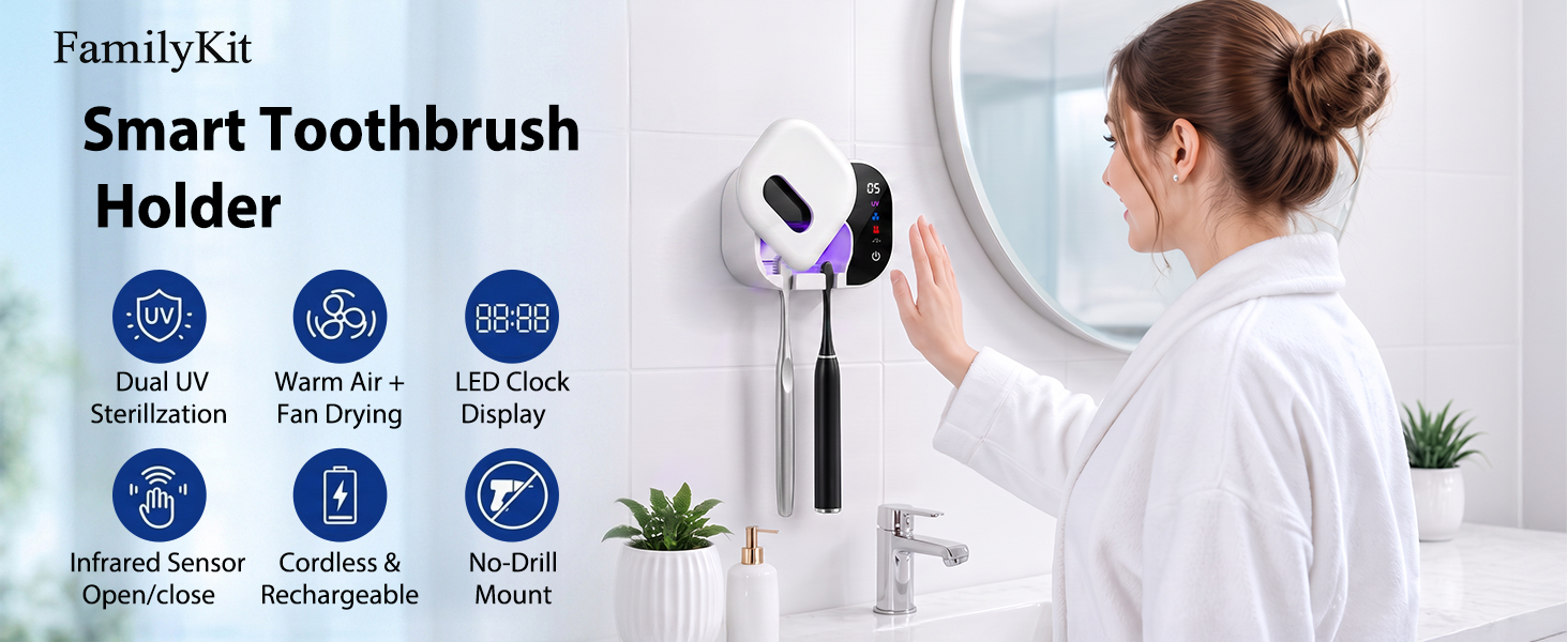 toothbrush holders for bathrooms