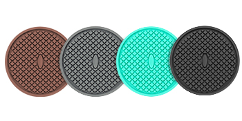 different color coaster