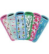 Ice Pop Sleeves 6pcs Neoprene Popsicles Holders Bags Reusable Popsicles Antifreezing Covers