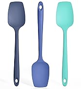 Ironberry Silicone Spoonula Set: 600ºF Heat Resistant Food Grade Cooking Baking Utensils, Kitchen...