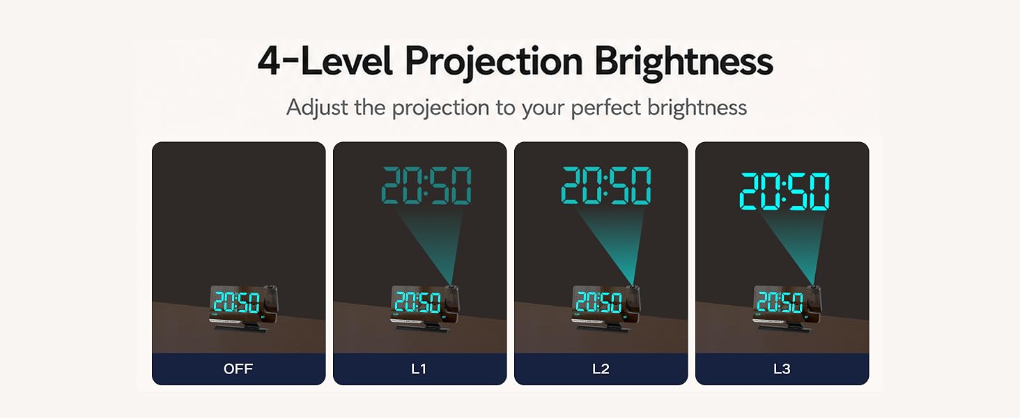 4-Level Projection Brightness