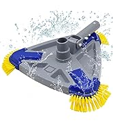 Buyplus Pool Vacuum Head, Pool Triangular Weighted Brush for Inground and Above Ground Pools with...